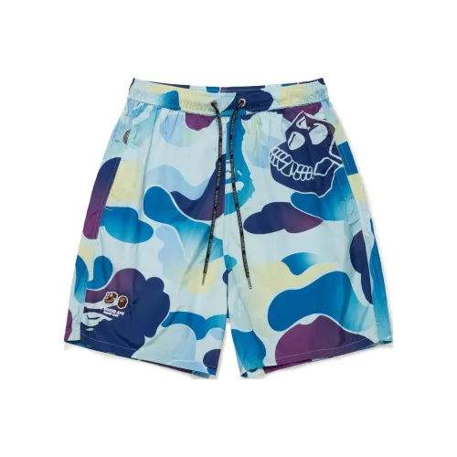 A BATHING APE Повседневные шорты Унисекс Blue