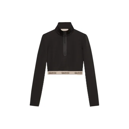 Gucci X The North Face Черные Женские Свитшоты