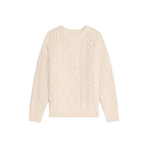 CELINE FW24 Свитер Женский Экрю