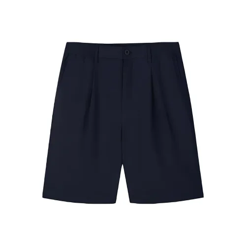 ZIOZIA Повседневные шорты Мужские Темно-синие