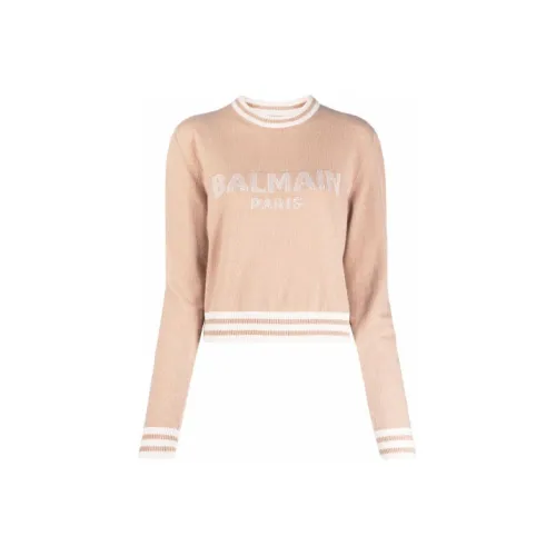 BALMAIN FW21 Свитер Женский Розовый
