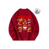 Флисовая подкладка, бордовый цвет