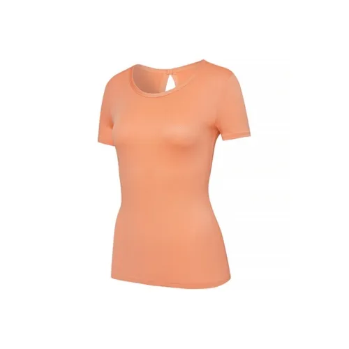 XEXYMIX T Рубашка Женская Светло-Оранжевый Желтый