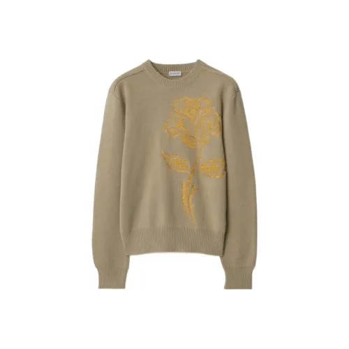 Burberry FW23 Свитер Женский Коричневый