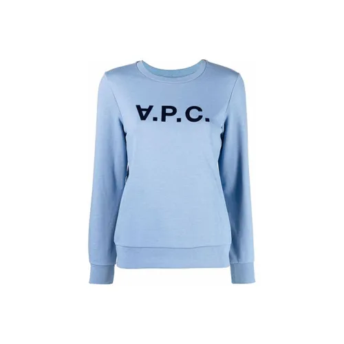 A.P.C Синий Женские Свитшоты
