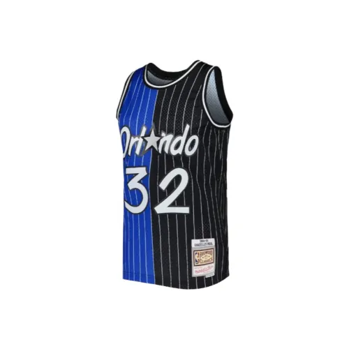 NBA Orlando Magic Team MITCHELL NESS Шакил О'Нил Баскетбольная Джерси Мужская Синяя