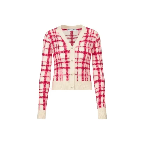 DIOR FW21 Slim Fit Трикотаж Женский Красный