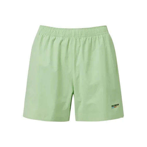 SALOMON Повседневные шорты унисекс Дыня Зеленый
