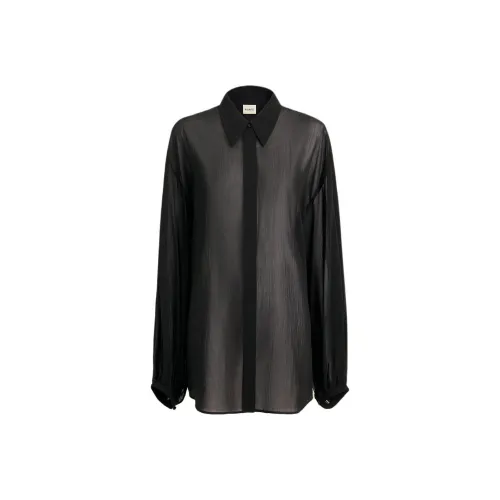 KHAITE PF24 The BAM Топ Рубашка Женская Черный Черный