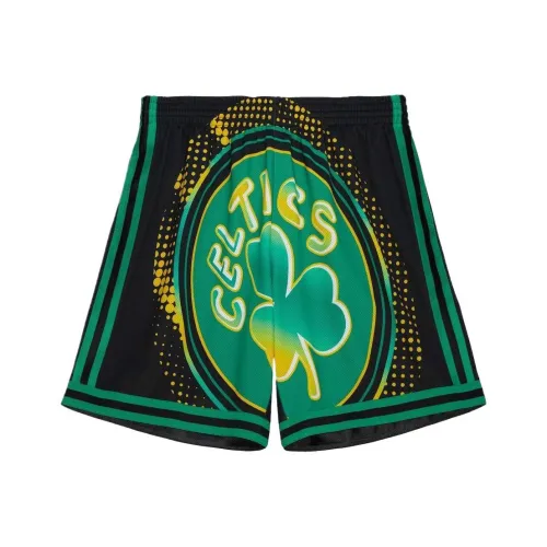 NBA Boston Celtics Team Баскетбольные шорты Мужские Черный Зеленый