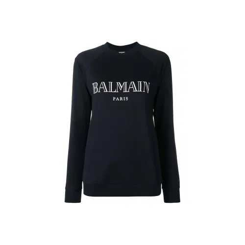 BALMAIN SS21 Толстовка Женская Черная