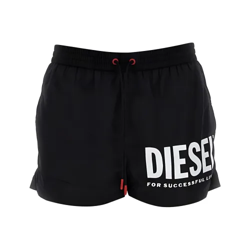 DIESEL Черные Мужские Повседневные Шорты