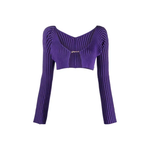 Jacquemus FW22 Трикотаж Женский Фиолетовый