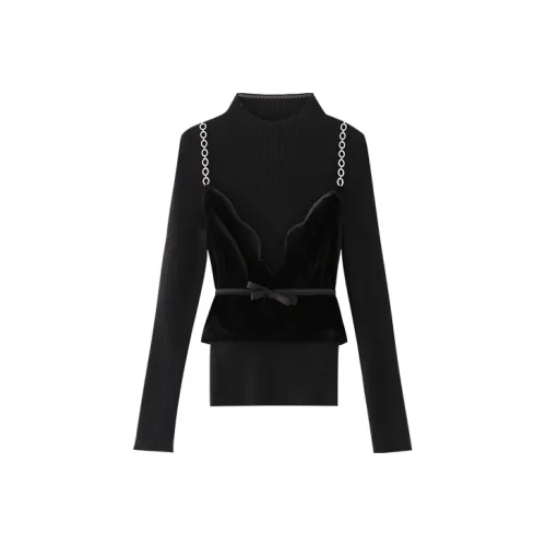 JINYE ORIENTAL Трикотаж Женский Черный