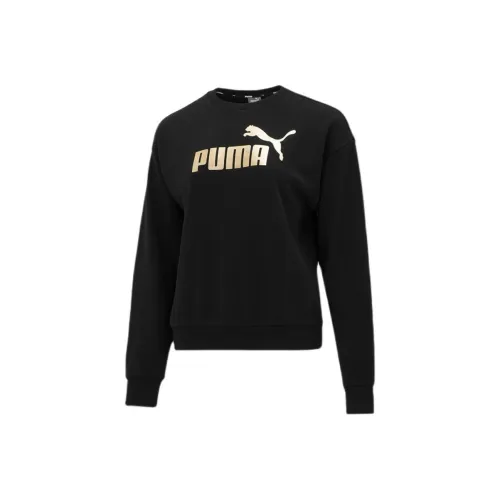 PUMA ESS+ Свитшот Женский Черный