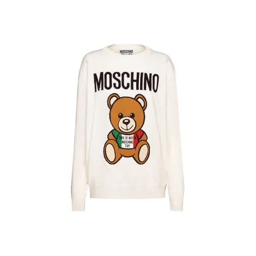 MOSCHINO Белый Женские Свитшоты