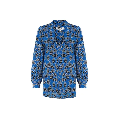 DVF Diane Von Furstenberg Рубашка Женская Синяя
