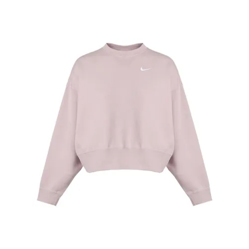 NIKE Sportswear Essentials series Шампанское Женские Свитшоты