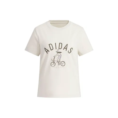 Adidas T-Shirt Женская Боксит Коричневый