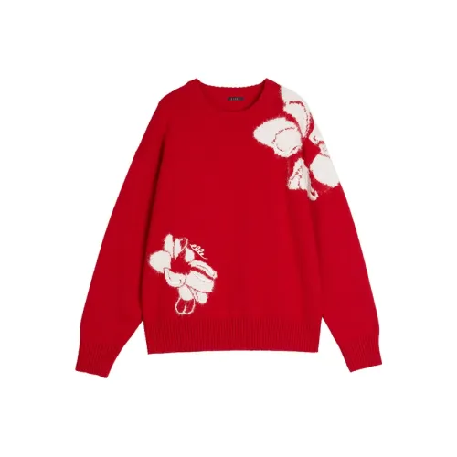 ELLE Красный Женские Свитеры