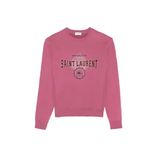 SAINT LAURENT Фиолетовый Женские Свитшоты