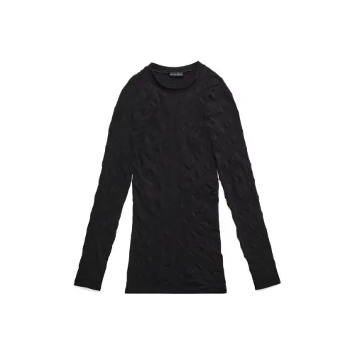 Balenciaga SS23 T-Shirt Женская Черная Slim Fit