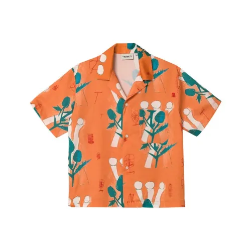 Carhartt WIP Collaboration Апельсин Женские Рубашки