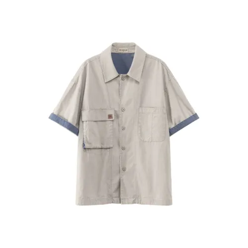 NO ONE ELSE Серый Унисекс Рубашки