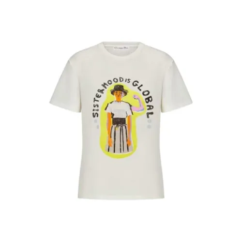 DIOR Экрю Женские Рубашки T