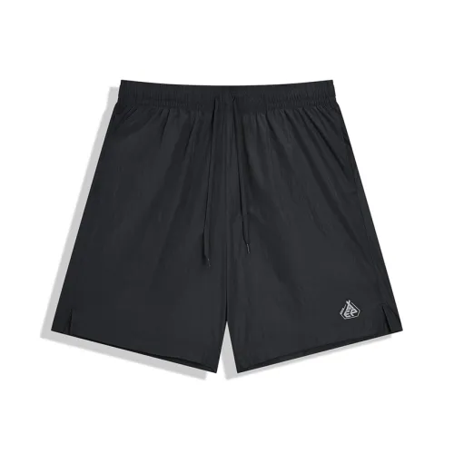 XTEP Повседневные шорты унисекс цвет черный оттенок Jet