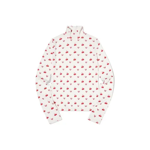 KIRSH X TRUERELIGION Коллаборация SS24 T Рубашка Женская Белая