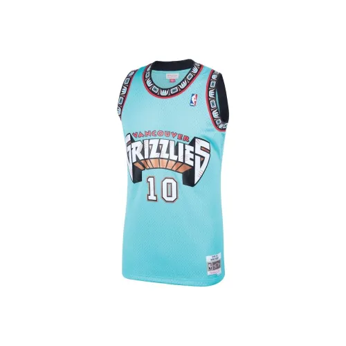 NBA x MITCHELL NESS Vancouver Grizzlies Team Mike Bibby Баскетбольная Джерси Мужская Синяя