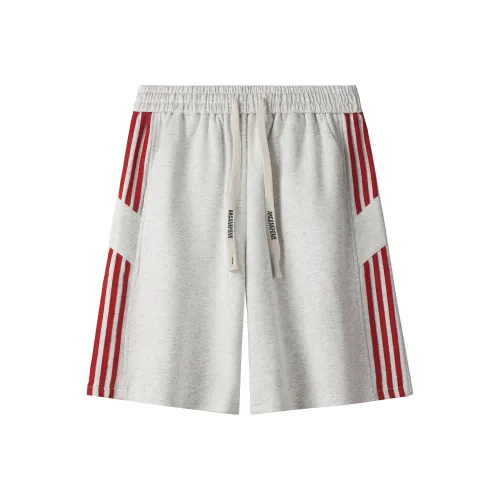 ArcaneFunk Повседневные шорты унисекс с красными полосами