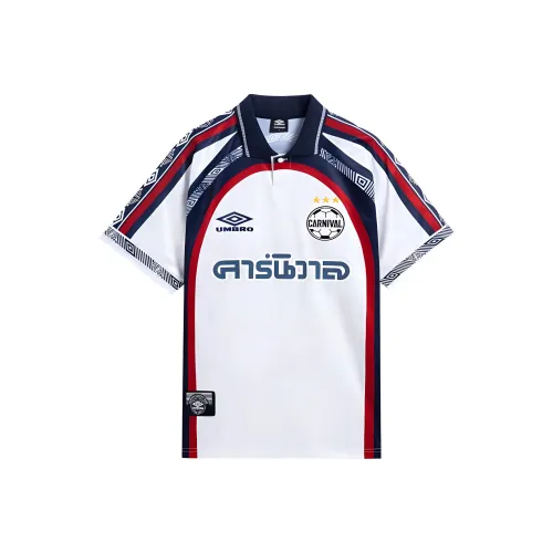 Umbro Carnival Co Branded Модель SS24 Футбол Джерси Унисекс Серый Белый