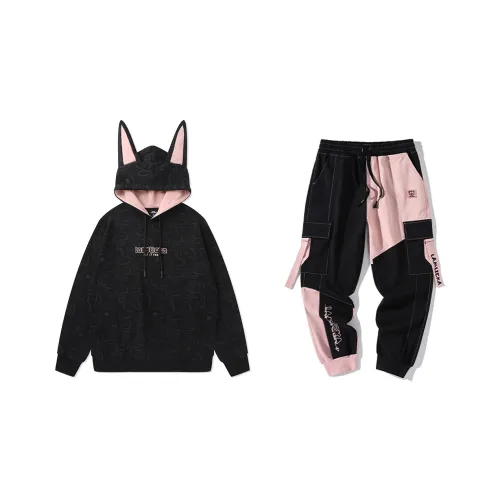 LAMLICKA Комплект Свитшот Унисекс Черный