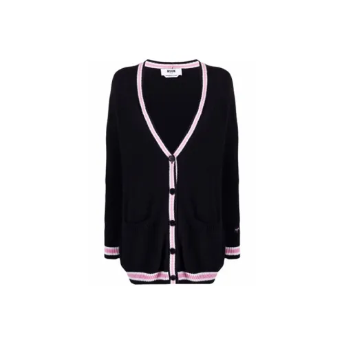 MSGM FW21 Кашемир Свитер Женский Черный