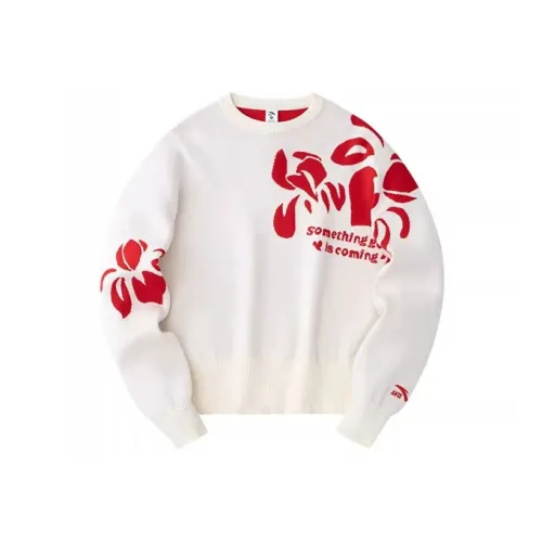 ANTA Sports Life Collection Свитер Женские Кукуруза Белый