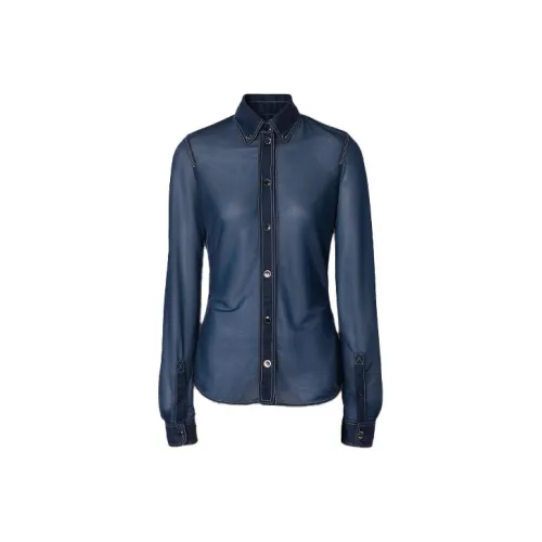 Burberry Синие Женские Рубашки
