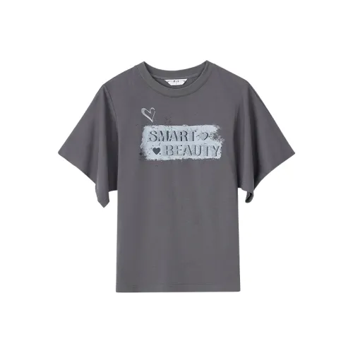 Pit Серый Женские Футболки