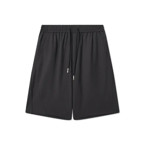 Cabbeen Повседневные шорты Мужские Угольный черный 01