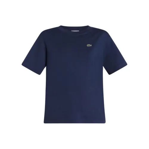 Рубашка T Collaboration LACOSTE Женская Темно-синяя