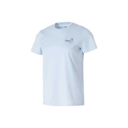 Skechers Sportlife Светло-синий 03P2 Женские T Рубашки
