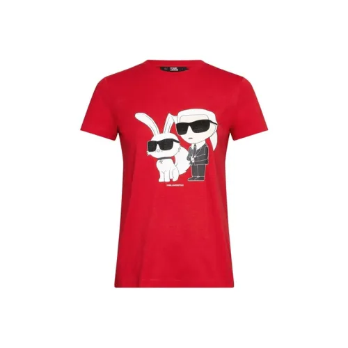 Karl Lagerfeld T-Shirt Женская Красная