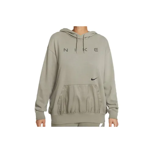 NIKE Светло-армейский зеленый Женские Свитшоты