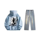 Set (Glacier Blue Fleece-Lined + Vintage Blue Jeans)  
Комплект (Ледниковый Синий с флисовой подкладкой + Винтажный Синий Джинсы)