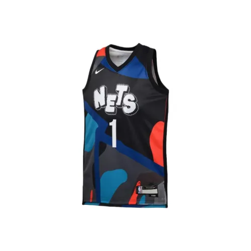 NBA x Nike Brooklyn Nets Баскетбольная Джерси Мужская Черная