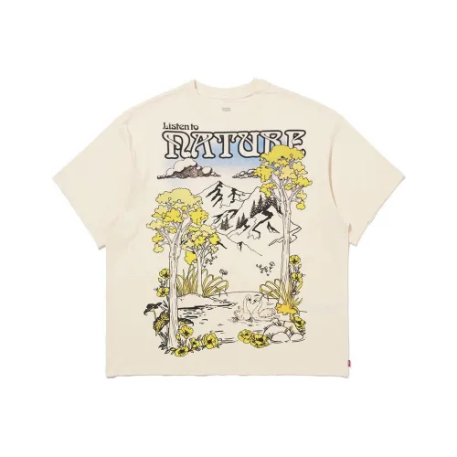 Levis Желтые Женские Футболки