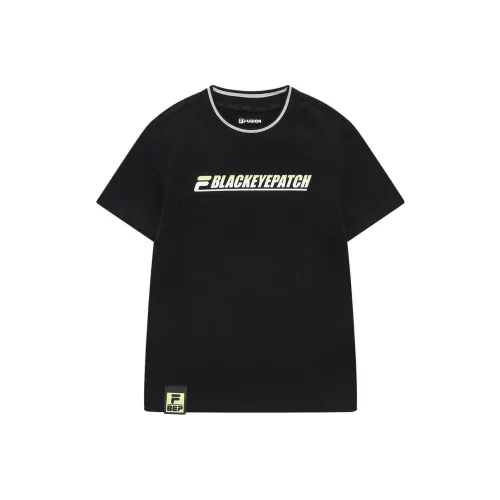 FILA FUSION FILA FUSION SS23 новая кроссоверная серия T-рубашка Женская Черная