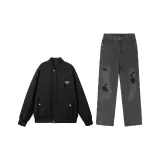 Черный топ + Черные брюки