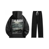 Комплект (черный топ+черные брюки)